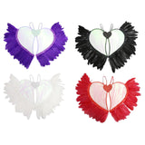 Maxbell Movable Angel Wings Photoshoot Party Prop for Adult Parades Halloween Violet