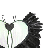 Maxbell Movable Angel Wings Photoshoot Party Prop for Adult Parades Halloween Black