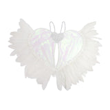 Maxbell Movable Angel Wings Photoshoot Party Prop for Adult Parades Halloween White
