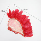 Maxbell Movable Angel Wings Photoshoot Party Prop for Adult Parades Halloween Red