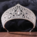 Maxbell Bridal Crown Headpieces Pageant Headpiece for festival Birthday White