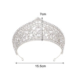 Maxbell Bridal Crown Headpieces Pageant Headpiece for festival Birthday White