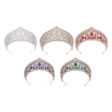 Maxbell Bridal Crown Headpieces Pageant Headpiece for festival Birthday White
