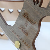 Maxbell Guestbook Drop Box Wedding Gift Welcome Sign for Birthday Party Decoration 58cm