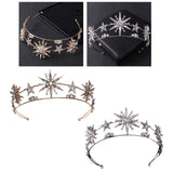 Maxbell Wedding Bride Headpieces Dress up Fancy for Bridesmaid Photo Props Festival Aureate
