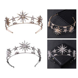 Maxbell Wedding Bride Headpieces Dress up Fancy for Bridesmaid Photo Props Festival Aureate