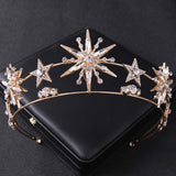 Maxbell Wedding Bride Headpieces Dress up Fancy for Bridesmaid Photo Props Festival Aureate