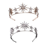 Maxbell Wedding Bride Headpieces Dress up Fancy for Bridesmaid Photo Props Festival Aureate