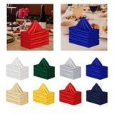 Maxbell 10x Weddings Party Napkins Portable Elegant for Events Banquets Weddings White