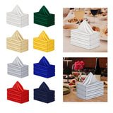 Maxbell 10x Weddings Party Napkins Portable Elegant for Events Banquets Weddings White