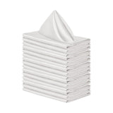 Maxbell 10x Weddings Party Napkins Portable Elegant for Events Banquets Weddings White