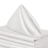 Maxbell 10x Weddings Party Napkins Portable Elegant for Events Banquets Weddings White