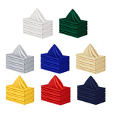 Maxbell 10x Weddings Party Napkins Portable Elegant for Events Banquets Weddings White