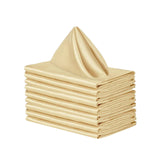 Maxbell 10x Weddings Party Napkins Portable Elegant for Events Banquets Weddings Aureate