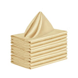 Maxbell 10x Weddings Party Napkins Portable Elegant for Events Banquets Weddings Aureate