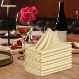 Maxbell 10x Weddings Party Napkins Portable Elegant for Events Banquets Weddings Aureate