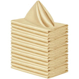 Maxbell 10x Weddings Party Napkins Portable Elegant for Events Banquets Weddings Aureate