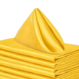 Maxbell 10x Weddings Party Napkins Portable Elegant for Events Banquets Weddings Yellow