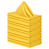 Maxbell 10x Weddings Party Napkins Portable Elegant for Events Banquets Weddings Yellow