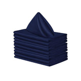 Maxbell 10x Weddings Party Napkins Portable Elegant for Events Banquets Weddings Dark Blue