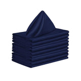 Maxbell 10x Weddings Party Napkins Portable Elegant for Events Banquets Weddings Dark Blue