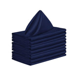 Maxbell 10x Weddings Party Napkins Portable Elegant for Events Banquets Weddings Dark Blue