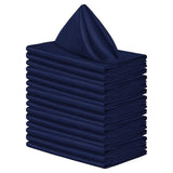 Maxbell 10x Weddings Party Napkins Portable Elegant for Events Banquets Weddings Dark Blue