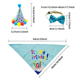 Maxbell dogs birthday Scarf Accessory dogs birthday Party Supply