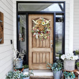 Maxbell Highland Cattle Spring Wreath Front Door Wreath 40cm Accessories Handcrafted