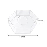 Maxbell Cake Box Shape Display Stand Floating Cake Stand for Birthday Party Supplies 20cmx10cm