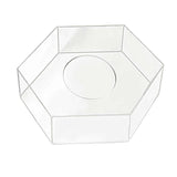 Maxbell Cake Box Shape Display Stand Floating Cake Stand for Birthday Party Supplies 20cmx10cm