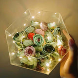 Maxbell Cake Box Shape Display Stand Floating Cake Stand for Birthday Party Supplies 20cmx10cm