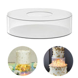 Maxbell Cake Stand Flower Holder Floating Cake Riser for Wedding Bridals Engagements 18cmx5cm with cover