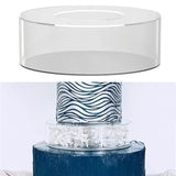 Maxbell Cake Stand Flower Holder Floating Cake Riser for Wedding Bridals Engagements 18cmx5cm with cover