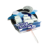 Maxbell Sailing Themed Birthday Cake Topper Cupcake Toppers for Party Favors Wedding