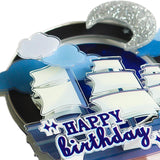 Maxbell Sailing Themed Birthday Cake Topper Cupcake Toppers for Party Favors Wedding