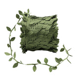 Maxbell 65.6ft Artificial Leaves Silk Greenery Fake Leaves for Backdrop Party Garden Green
