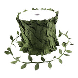 Maxbell 65.6ft Artificial Leaves Silk Greenery Fake Leaves for Backdrop Party Garden Green