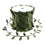 Maxbell 65.6ft Artificial Leaves Silk Greenery Fake Leaves for Backdrop Party Garden Green