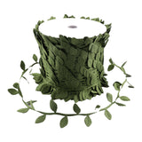 Maxbell 65.6ft Artificial Leaves Silk Greenery Fake Leaves for Backdrop Party Garden Green