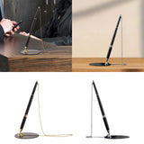 Maxbell Registry Pen with Stand Delicate Autograph Pen for Wedding Graduation Office Aureate