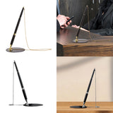 Maxbell Registry Pen with Stand Delicate Autograph Pen for Wedding Graduation Office Aureate