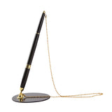 Maxbell Registry Pen with Stand Delicate Autograph Pen for Wedding Graduation Office Aureate