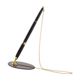 Maxbell Registry Pen with Stand Delicate Autograph Pen for Wedding Graduation Office Aureate