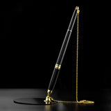 Maxbell Registry Pen with Stand Delicate Autograph Pen for Wedding Graduation Office Aureate