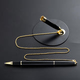 Maxbell Registry Pen with Stand Delicate Autograph Pen for Wedding Graduation Office Aureate