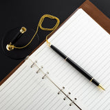 Maxbell Registry Pen with Stand Delicate Autograph Pen for Wedding Graduation Office Argent
