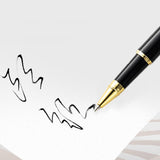 Maxbell Registry Pen with Stand Delicate Autograph Pen for Wedding Graduation Office Argent