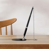 Maxbell Registry Pen with Stand Delicate Autograph Pen for Wedding Graduation Office Argent