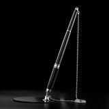 Maxbell Registry Pen with Stand Delicate Autograph Pen for Wedding Graduation Office Argent
